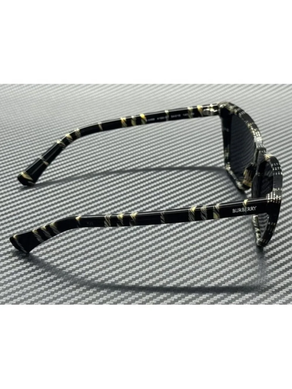 New Burberry Women Check Gray Sunglasses -15-140